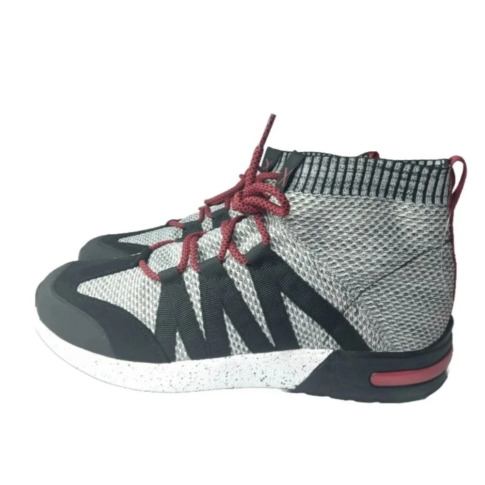 Armani Exchange Mens Shoes Size 13 Sneakers Black Red White